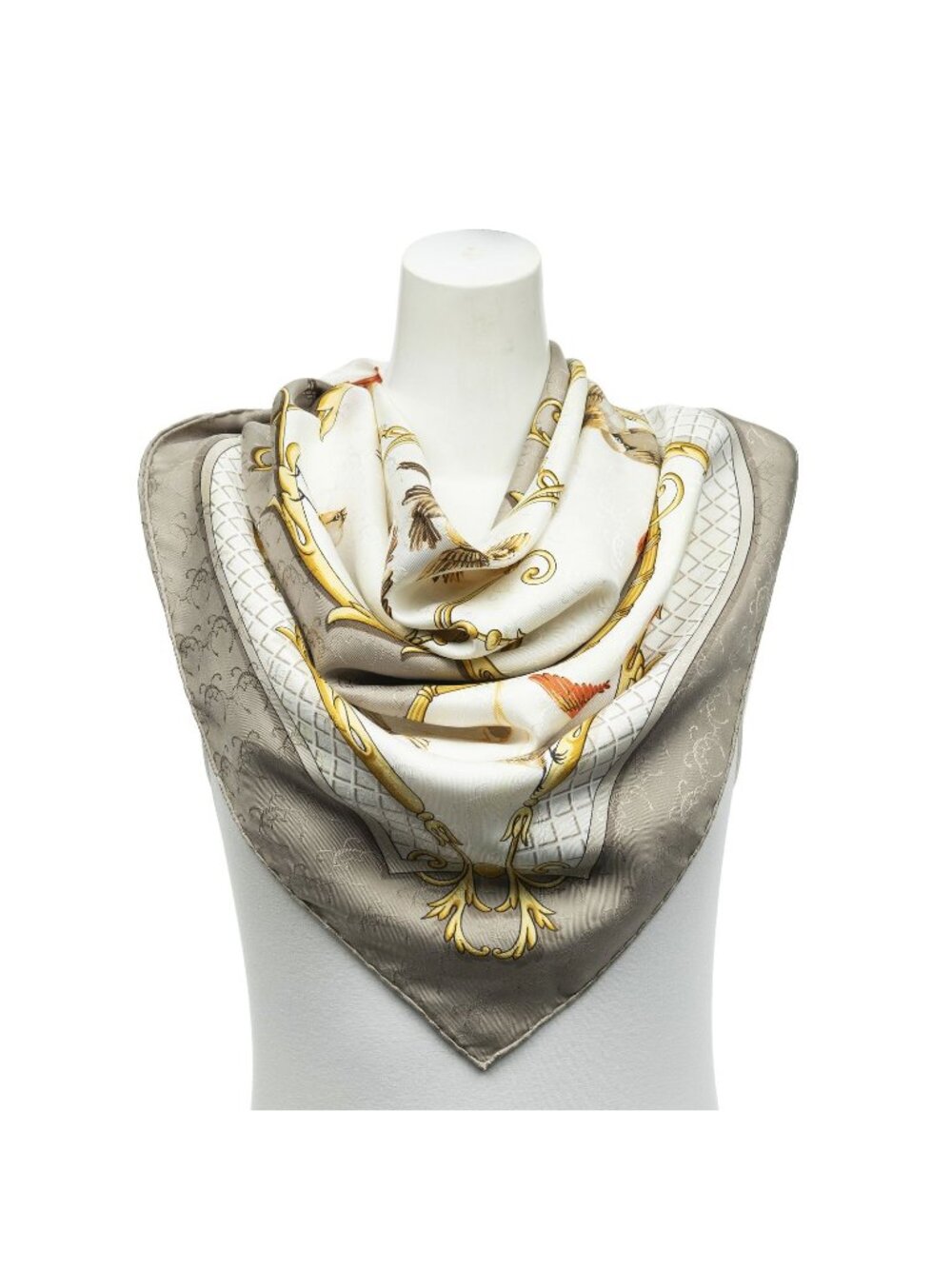 Hermes Scarf Gray